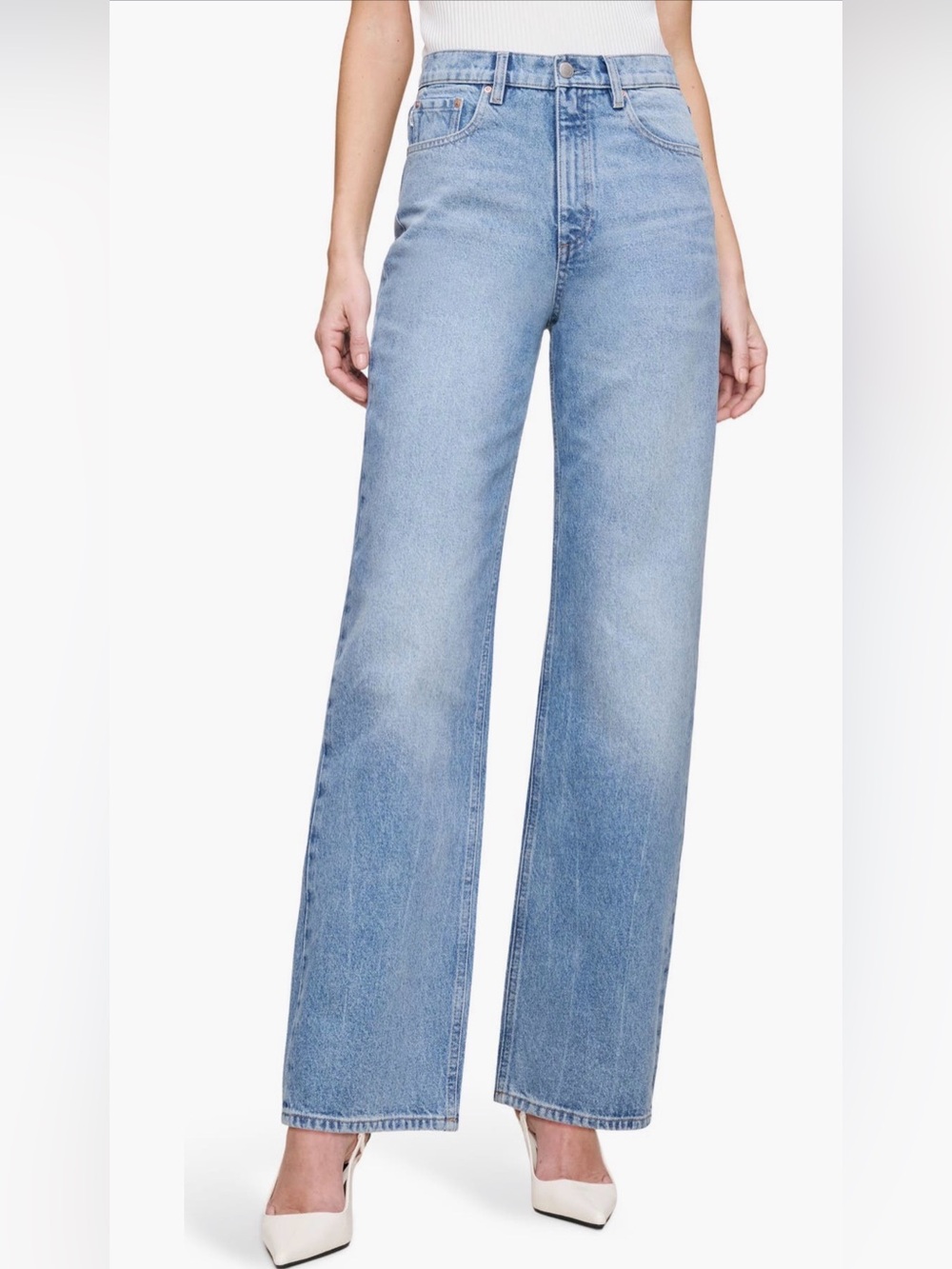 DL1961 Karmine Refined SculptSystem Wide Leg High Rise Jeans